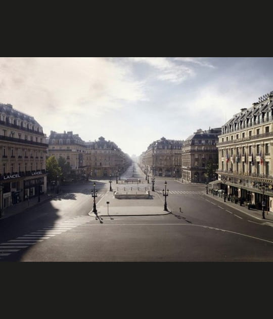 La place de l'Op&eacute;ra, &agrave; Paris