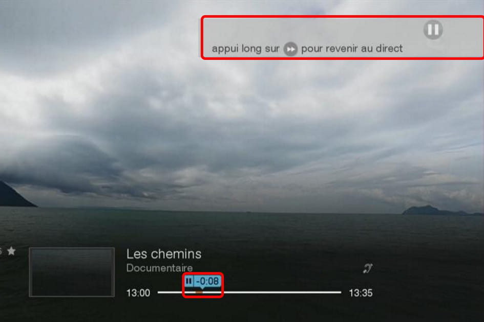 Le timeshifting&nbsp;: pour mettre en pause le direct