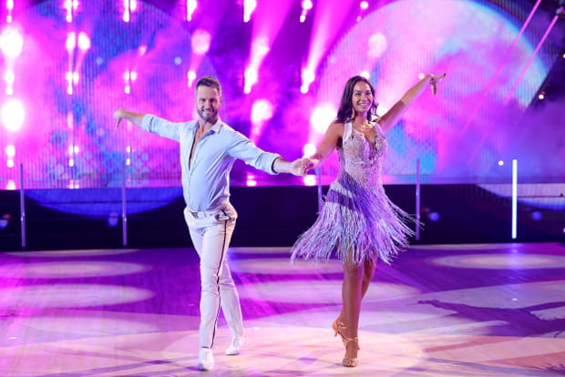 Vaimalama Chaves et Christian Millette sur scène