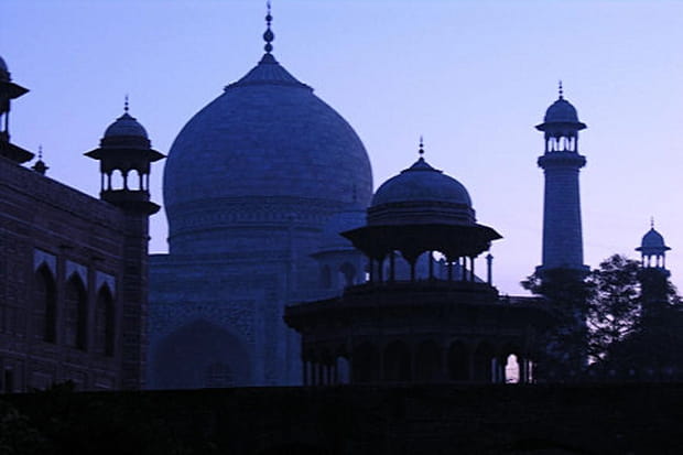 Taj Mahal in the blue