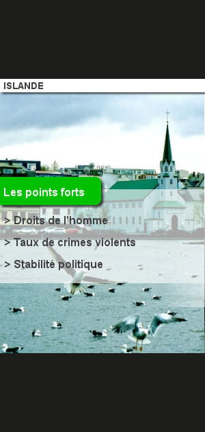 LES 5&nbsp;PREMIERS... 1.&nbsp;L'Islande,&nbsp;le&nbsp;pays&nbsp;le&nbsp;plus&nbsp;s&ucirc;r