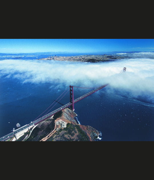 Cloudy bridge