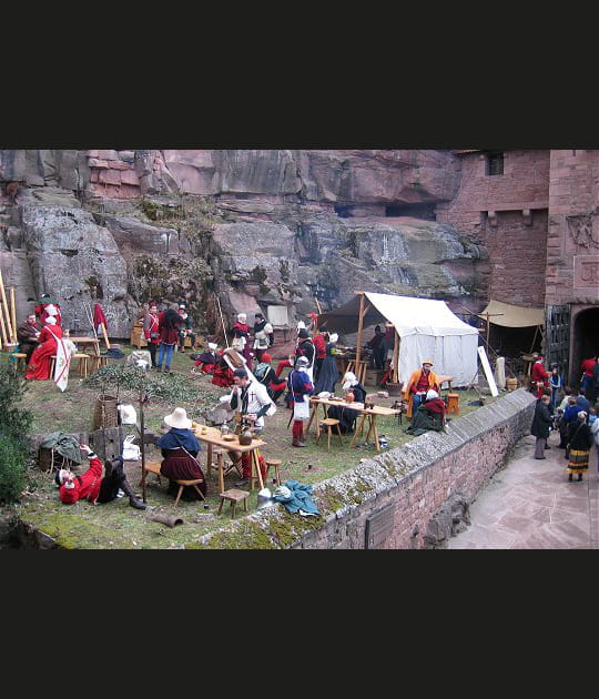Sous la houlette d'une garnison de soldats bourguignons