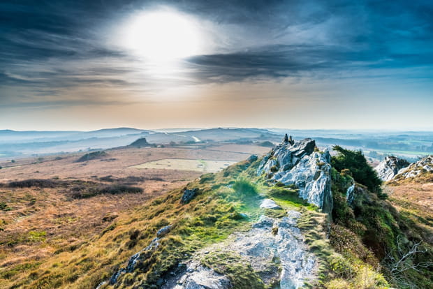 Les Monts d'Arrée, un paysage irréel de landes et de rocs à perte de vue