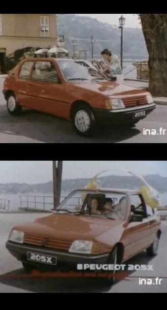 La 205&nbsp;: la voiture &quot;branch&eacute;e&quot;