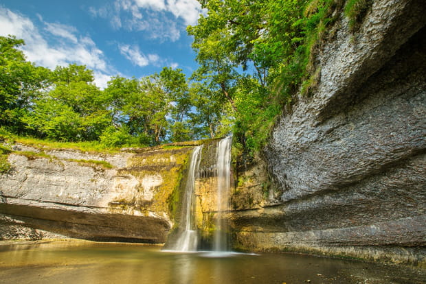 La vallée aux sept cascades dans le Jura