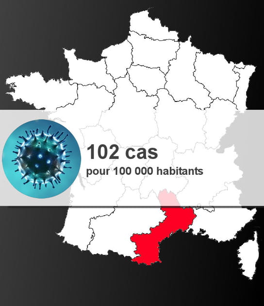 5e r&eacute;gion la plus touch&eacute;e par la grippe&nbsp;: le&nbsp;Languedoc-Roussillon