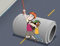 La loi de Milo Murphy : Vacances en famille. - Le monde du lard