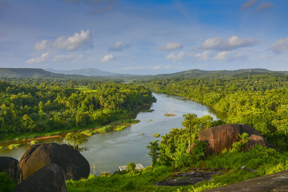 Dans le sud tropical de l'Inde