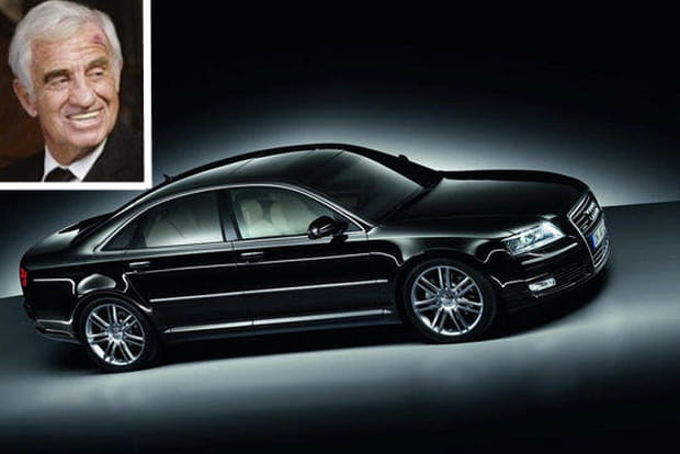 Jean-Paul Belmondo roule en Audi