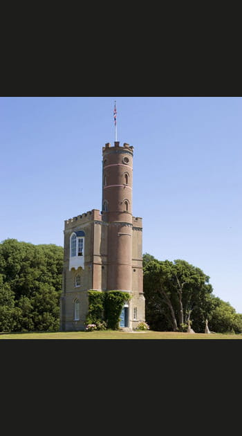 Du haut d'une tour de l'&eacute;poque g&eacute;orgienne
