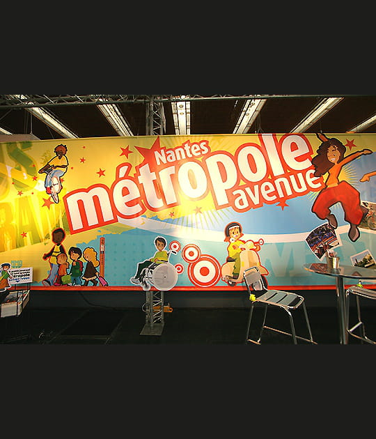 Le stand Nantes M&eacute;tropole