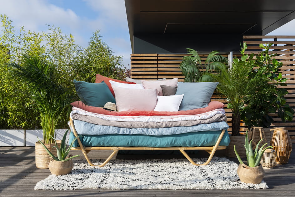 Des coussins pour cr&eacute;er un espace cocooning
