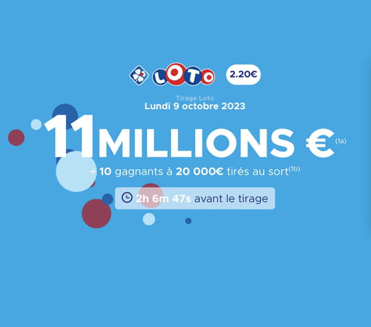 R&eacute;sultat Loto (FDJ)&nbsp;: le tirage du lundi 9&nbsp;octobre 2023&nbsp;[EN LIGNE]