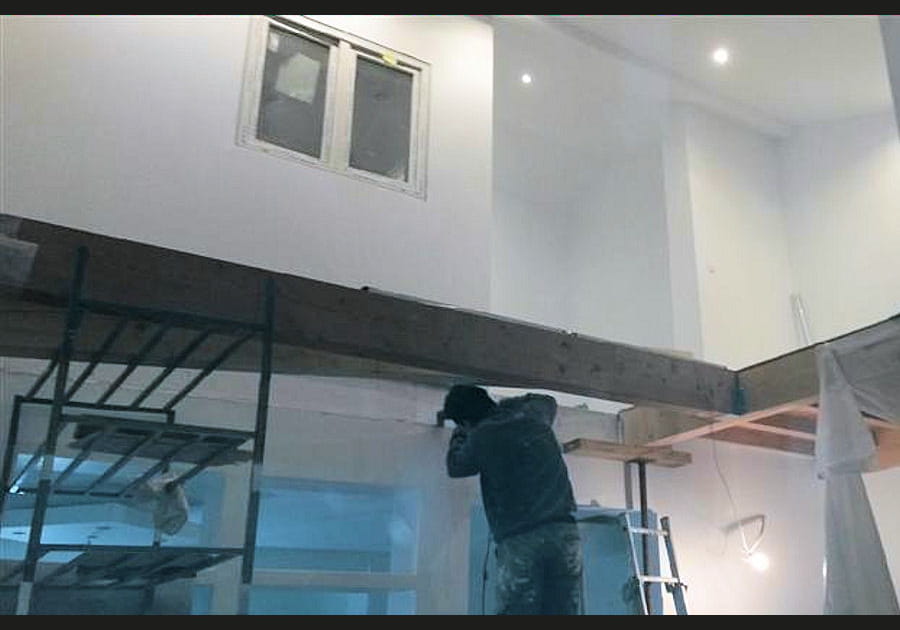 L&rsquo;installation du couloir