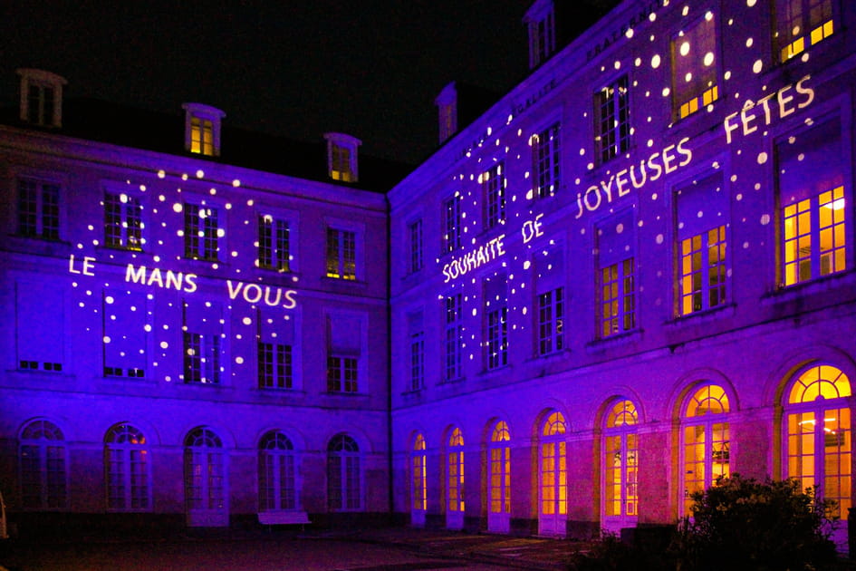 L'h&ocirc;tel de ville du Mans prend des couleurs