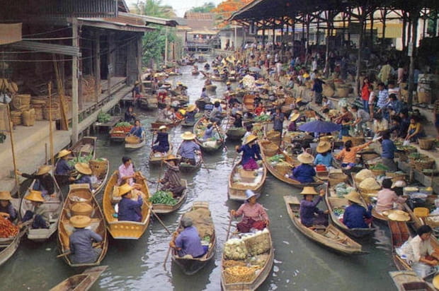 Embouteillage fluvial
