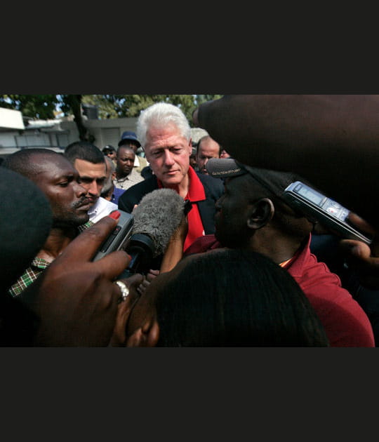 Bill Clinton en Ha&iuml;ti