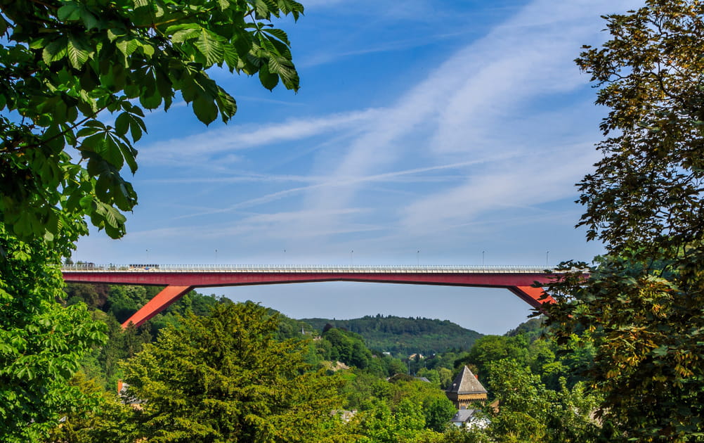 Le pont Grande-Duchesse Charlotte au Luxembourg