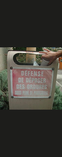 Faites-vous attention &agrave; ce que vous jetez &agrave; la poubelle&nbsp;?