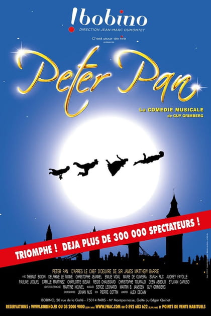 Peter Pan, la com&eacute;die musicale &agrave; succ&egrave;s reprend &agrave; Bobino