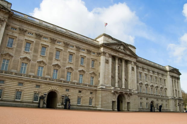 La chambre de la reine à Buckingham Palace