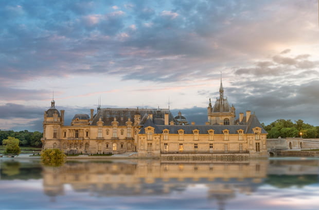 Le château de Chantilly, Oise