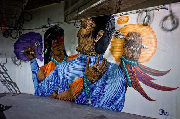 Des fresques de street-art