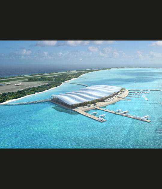 Hanimadhoo&nbsp;: nouvel a&eacute;roport pour les Maldives