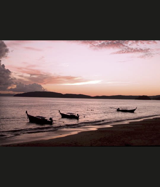 Soir sur la baie Ao Nang