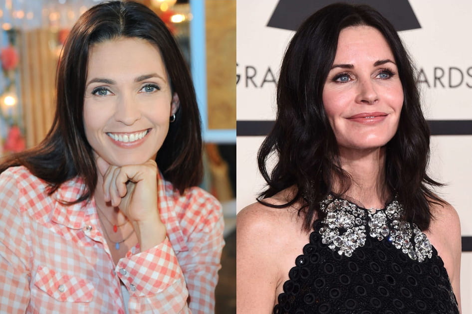 Adeline Blondieau et Courteney Cox