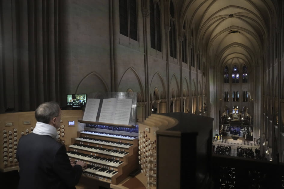 Le grand orgue pr&ecirc;t &agrave; r&eacute;sonner &agrave; nouveau