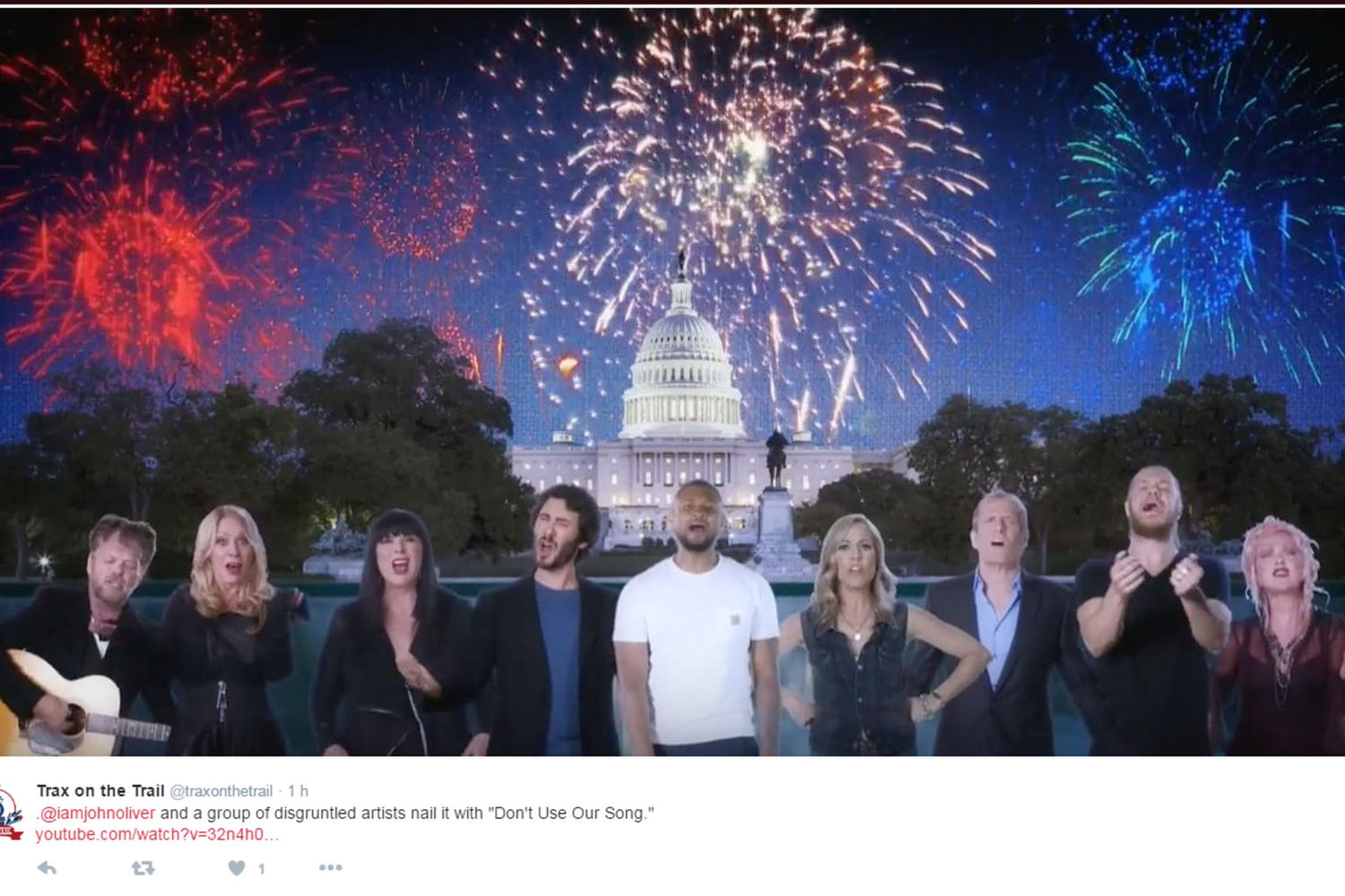 Usher, Cyndi Lauper, Imagine Dragons... : leur hymne d'avertissement aux politiques