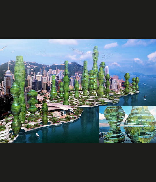 Des jardins verticaux &agrave; Hong Kong