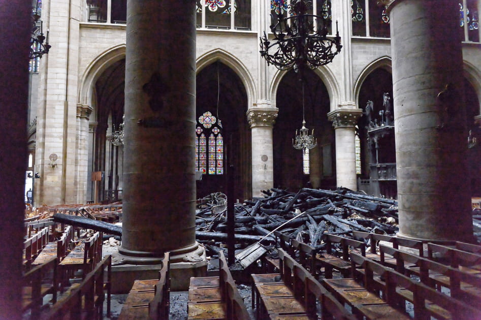 Les photos de Notre-Dame apr&egrave;s les flammes