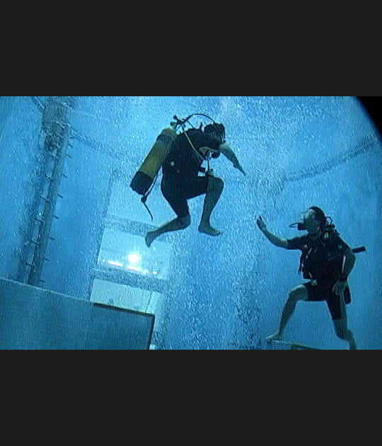 Bond dans l'eau