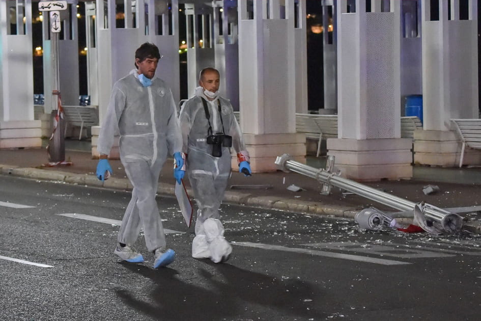 Secours et police sur les lieux