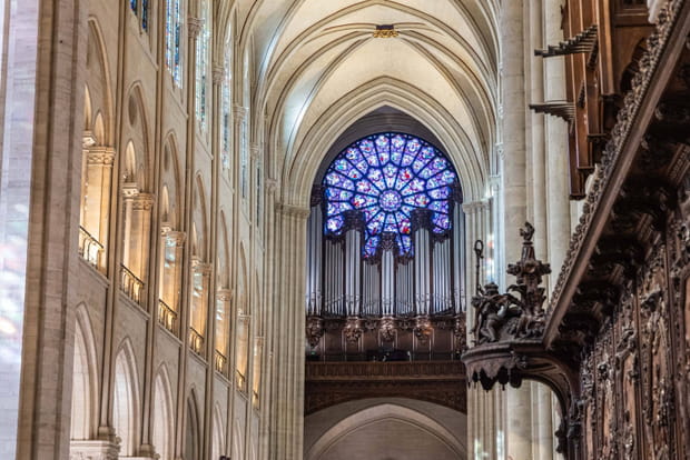 Le grand orgue et la rosace restaurés