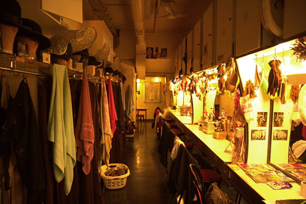 Les loges des bluebell girls