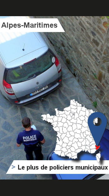 06 &ndash; Alpes-Maritimes&nbsp;: le&nbsp;plus de&nbsp;policiers municipaux