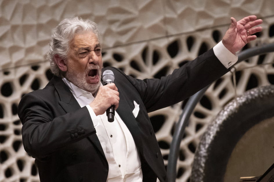 Le chanteur d'op&eacute;ra Placido Domingo