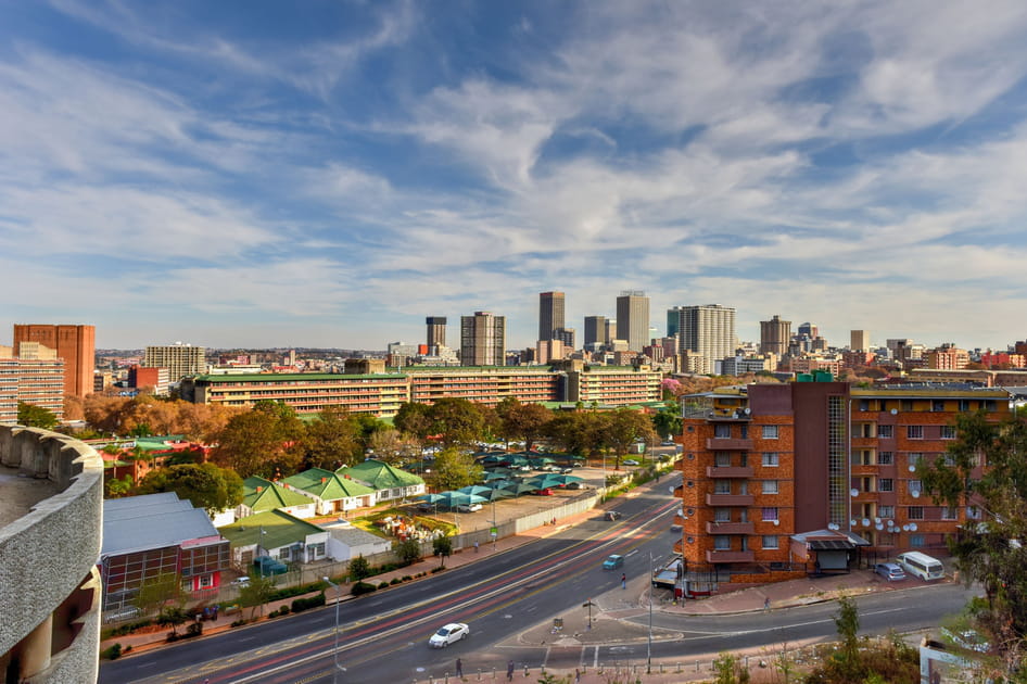 Johannesbourg, en Afrique du Sud