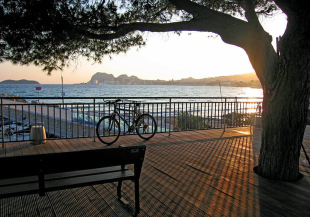 Coucher de soleil sur la rade de la Ciotat
