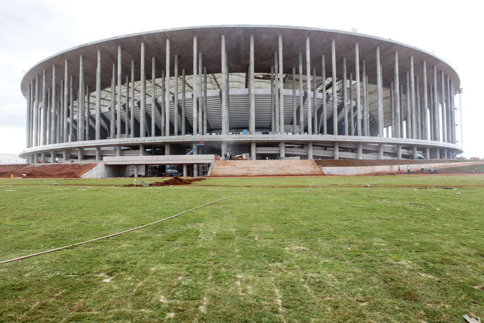Le stade Man&eacute; Garrincha &agrave; Brasilia