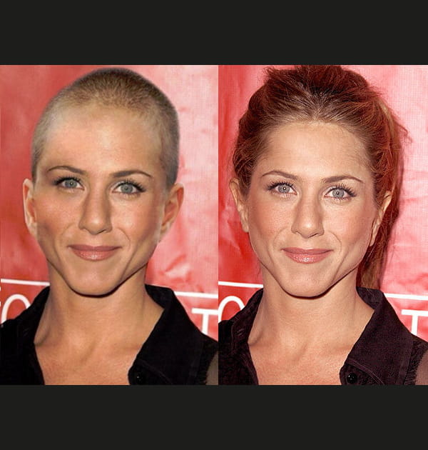 Jennifer Aniston cr&acirc;ne ras&eacute;