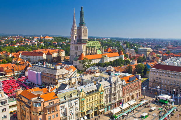 Zagreb, en Croatie