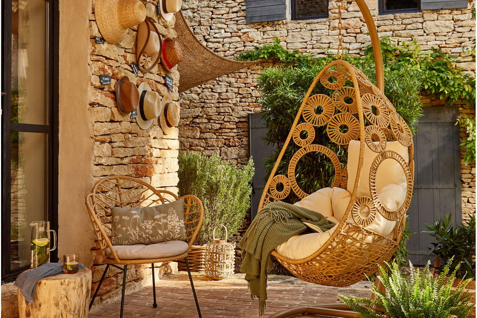 Un fauteuil suspendu