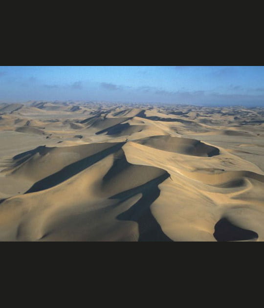 Dunes de sable en continu