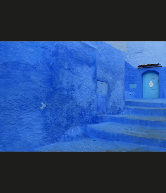 Dans les ruelles bleues de Chefchaouen