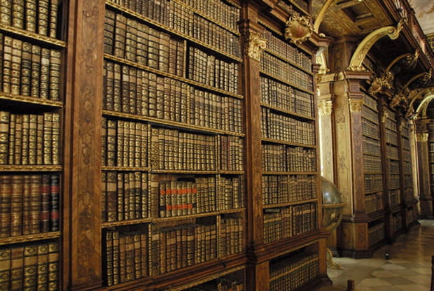 La bibliothèque de l'abbaye de Melk